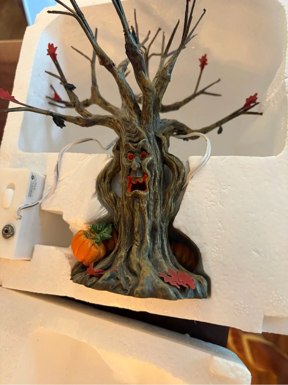 Department 56 lit spooky tree